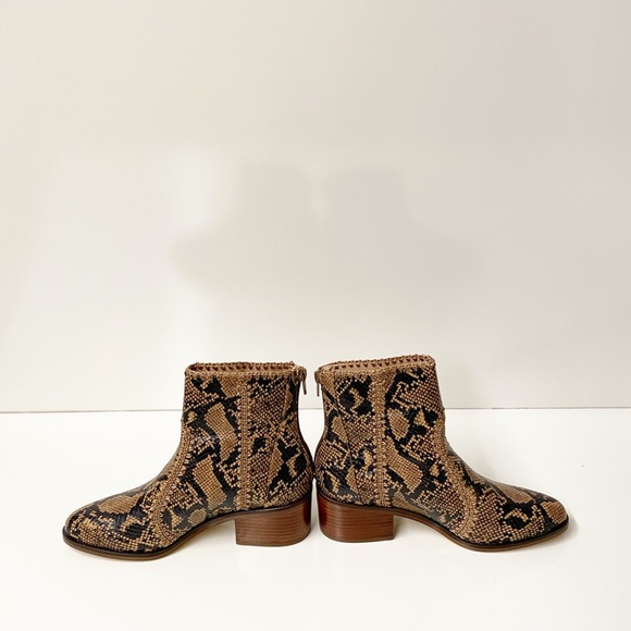 Chelsea and Violet Snake Print Boots Size 8.5 - Picture 7 of 10